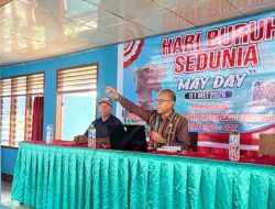 Peringatan May Day di Lembata, Asisten III Tekankan Penguatan SDM dan Solidaritas Buruh