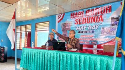 Peringatan May Day di Lembata, Asisten III Tekankan Penguatan SDM dan Solidaritas Buruh