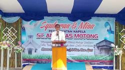 Kapela ke-204 Yayasan Vinea Dei Berdiri di Motong, Bupati Tuaq: Wilayah Pinggiran tidak Boleh Ditinggalkan