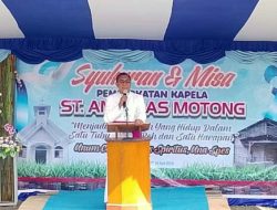 Kapela ke-204 Yayasan Vinea Dei Berdiri di Motong, Bupati Tuaq: Wilayah Pinggiran tidak Boleh Ditinggalkan